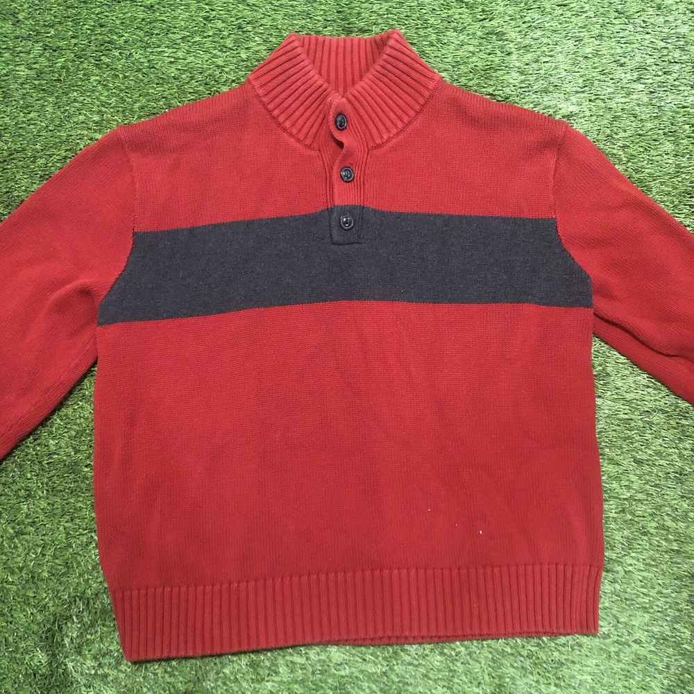 SALE {5/$25} 📦AMERICAN LIVING Sweater Size XXL Half Button 100% Cotton‎ Knit